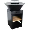Image de Brasero barbecue d81,5cm avec grille et espace de rangement