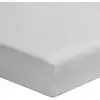 Image de Drap housse coton blanc 200x200 cm