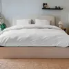Image de Housse de couette coton blanc 200x200 cm