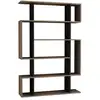 Image de Meuble à étagères bois et anthracite