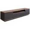 Image de Meuble tv gris et bois 180 cm