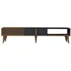 Image de Meuble tv design bois et anthracite 180 cm