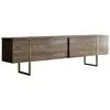 Image de Meuble tv bois et or avec rangement 180 cm