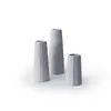 Image de Trio de vases soliflores en béton