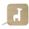 Image de Lampe à poser veilleuse en bois girafe
