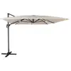 Image de Parasol déporté rectangulaire 3x4m toile beige avec housse