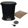 Image de Composteur Bokashi en Plastique recyclé, noir, 15,3L +1Kg Activateur