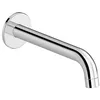 Image de Duravit No.1 bec déverseur, Bec de Baignoire, robinet de lavabo avec cache mural rond, robinet de lavabo salle de bain, robinetterie, chromé en occasion ou reconditionné