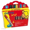 Image de Crayons GIOTTO bébé - Etui de 6 Maxi crayons de couleur