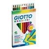 Image de Etui de 12 crayons de couleur Giotto Mega Tri mine Ø 5.5mm longeur 18cm