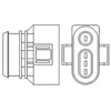 Image de Sonde Lambda Magneti Marelli Osm024 Audi;Toyota;Volkswagen