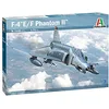Image de Italeri 1:72 F-4E/F Phantom II, réplique fidèle à l'original, modélisme, Bricolage, Loisirs, Collage, kit de Construction en Plastique, Assemblage, 1448S, Bleu Marine en occasion ou reconditionné