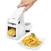 Image de METALTEX - Coupe Frites Manuel avec Ventouse - Coupe Pommes de Terre & Légumes - Frites Maison Rapides - Lames Acier Inoxydable - PATATO PLUS, Blanc en occasion ou reconditionné