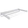 Image de Metaltex 40633514080 Rapallo Séchoir à Linge Intérieur Mural Télescopique/Porte-Serviettes 3.5 m, Blanc en occasion ou reconditionné