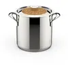 Image de Marmite Pastaiola 5,4L - - Argent - Inox