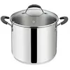 Image de Marmite Tempra avec son couvercle 18 cm en acier inoxydable - - Argent - Inox