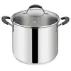 Image de Marmite Tempra avec son couvercle 24 cm en acier inoxydable - - Argent - Inox