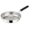 Image de Poêle Tempra 28 cm en acier inoxydable - - Argent / Métallique - Acier Inoxydable (inox)