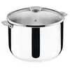 Image de Marmite Salvaspazio+ avec son couvercle 24 cm en acier inoxydable - - Argent - Inox
