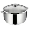 Image de Faitout Salvaspazio+ avec son couvercle 24 cm en acier inoxydable - - Argent - Inox