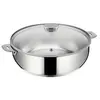 Image de Sauteuse Salvaspazio+ avec son couvercle 26 cm en inox - - Argent - Inox