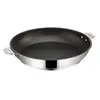 Image de Poêle météorite Salvaspazio+ 30 cm en acier inoxydable - - Argent - Inox Antiadhésif