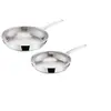 Image de Set de 2 Poêles La Prima 24/26 cm Inox