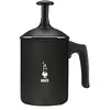 Image de tutto crema mousseur à lait 3 tasses avec passoire double pour un mousse de lait stable, 0.5 l noir