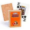 Image de Cartes Texas Poker 100% plastique (orange)