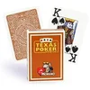Image de Cartes Texas Poker 100% plastique (marron)