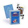 Image de Cartes Texas Poker 100% plastique (bleu clair)