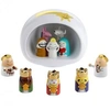 Image de - Crêche Presepe Blanche et ses 10 figurines AMGI10SET