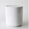 Image de A di alessi birillo poubelle pour la salle de bain en pmma - blanc
