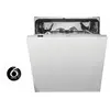 Image de WIC 3C33 PE - Lave-vaisselle - encastrable - Niche - largeur : 60 cm - profondeur : 56 cm - hauteur : 82 cm - argent/noir