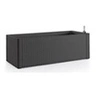 Image de Bac a fleurs rectangulaire Natural Delux - 100x43xH33cm - 90 + 6,5L dans la reserve - Anthracite