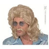 Image de Perruque Annees 70 Blonde Avec Moustaches
