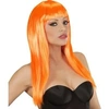 Image de Perruque longue orange a frange femme