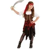 Image de Déguisement Pirate - Fille - 8/10 ans (128 à 140 cm)