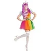 Image de déguisement robe licorne flashy femme - xs - multicolore - 07569