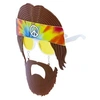 Image de Lunettes Hippie Avec Barbe - Multicolores