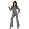 Image de Déguisement Gangster Années 20 Costume Rayé Femme M Noir 072272 W Widmann Milano Party Fashion M - 072272 W WIDMANN MILANO Party Fashion