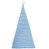 Image de Bonnet de Nuit Bleu à Rayures