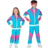 Image de Déguisement - Années 80 - Jogging - Veste + pantalon - Enfant - Taille 4/5ans