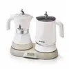Image de 1344 Cafetiere Italienne Avec Mousseur A Lait - 20cl - 500w - Blanc