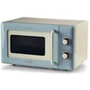 Image de Forno a Microonde Vintage 3960 - 800W, 20L, 6 Livelli, Timer 30 min, Celeste
