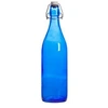 Image de Bouteille à limonade avec son bouchon mécanique Giara 1 l bleu - Rocco - Bleu - Verre