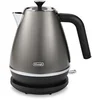 Image de Bouilloire DE'LONGHI Distinta Titanium 1.7 L 2000 W noir et gris acier inoxydable