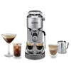 Image de De'Longhi Dedica Duo EC890.M Barista Machine à café avec pompe, expresso et infusion à froid, machine à café manuelle avec tige à vapeur LatteArt, 15 cm de large, 2 expresso, écran tactile, tasse en occasion ou reconditionné