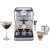 Image de De'Longhi Linea Classic EM450.M Machine à café manuelle avec tige vapeur, machine à expresso avec pompe barista, buse pour cappuccino, filtre double paroi, 15 bar, tasse jusqu'à 13 cm, acier en occasion ou reconditionné