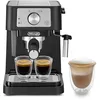 Image de De'Longhi Stilosa EC 260.BK   Machine à porte-filtre traditionnelle avec tambour, mousseur à lait professionnel pour poudre expresso ou ESE, réservoir d'eau de 1 l, noir, 1100 W en occasion ou reconditionné